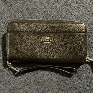 Coach leather wallet